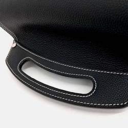 Pre Owned Dior Black Leather Dior Homme Gallop Backpack