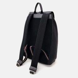 Pre Owned Dior Black Leather Dior Homme Motion Backpack