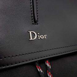 Pre Owned Dior Black Leather Dior Homme Motion Backpack