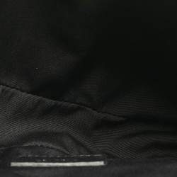 Pre Owned Dior Black Oblique Canvas Saddle Bag