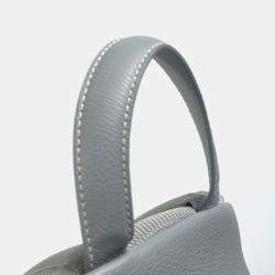 Pre Owned Christian Dior Dior Rider 1947 Logo Backpack  Gray Calfskin