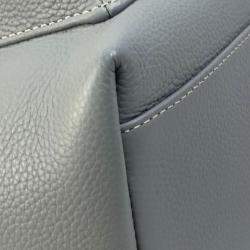 Pre Owned Christian Dior Dior Rider 1947 Logo Backpack  Gray Calfskin