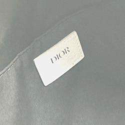 Pre Owned Christian Dior Dior Rider 1947 Logo Backpack  Gray Calfskin