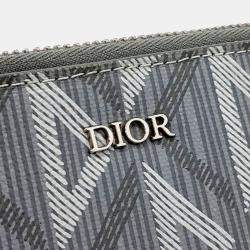 Pre Owned Dior Grey Coated canvas A5 Pouch