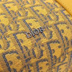 Pre Owned Dior Yellow Coated Canvas and Leather Ringo 26