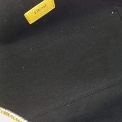Pre Owned Dior Yellow Coated Canvas and Leather Ringo 26