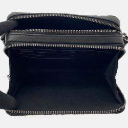 Pre Owned Dior Oblique Shoulder Bag Navy/Beige Canvas