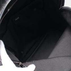 Pre Owned Dior Homme Rider Cd Diamond Backpack  Pvc-Coated Canvas And Leather  Black/Gray