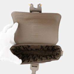 Pre Owned Dior Hit The Road Roller Coaster Shoulder Bag Olive Leather Size Mini