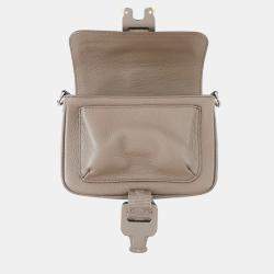 Pre Owned Dior Hit The Road Roller Coaster Shoulder Bag Olive Leather Size Mini