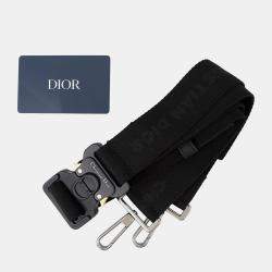 Pre Owned Dior Rango Oblique Shoulder Bag Navy/Beige Canvas Leather Size 22