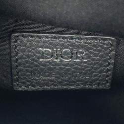 Pre Owned Dior Rango Oblique Shoulder Bag Navy/Beige Canvas Leather Size 22