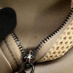 Pre Owned Dior Cobra Backpack Khaki/Beige Nylon Mesh