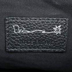 Pre Owned Dior Diorx Cactus Jack Saddlebag Black/Brown Leather