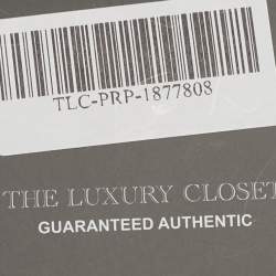 Pre Owned Dior Black Leather Zip Wristlet Pouch