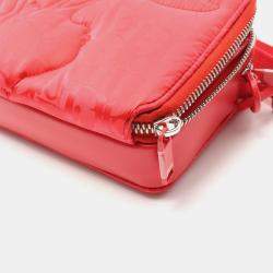 مملوكة مسبقًا حقيبة الكتف إيرل كريستيان ديور ديور نايلون وجلد أحمر ميراج