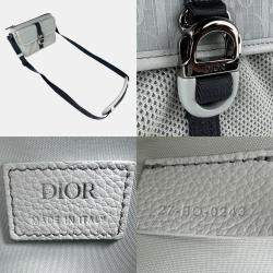 مملوكة مسبقًا Christian Dior Dior Shoulder Bag In Satin And Canvas Light Blue Gray