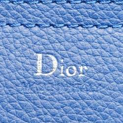 Pre Owned حقيبة ظهر ديور جلد أزرق موشن