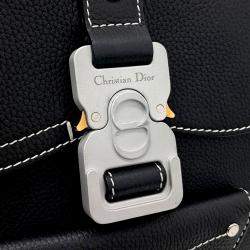 مملوكة مسبقًا Dior Black Leather Gallop Mini Slingback