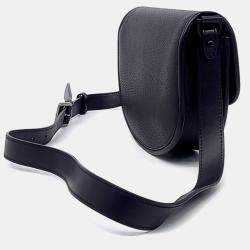 Pre Owned حقيبة ديور غالوب جلد أسود ميني ميسنجر