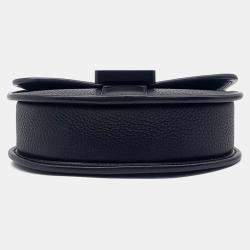 Pre Owned حقيبة ديور غالوب جلد أسود ميني ميسنجر