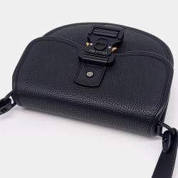 Pre Owned حقيبة ديور غالوب جلد أسود ميني ميسنجر