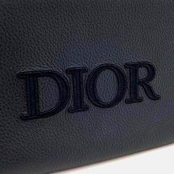 Pre Owned حقيبة ديور كروس بودي صغيرة جلد أزرق بحري