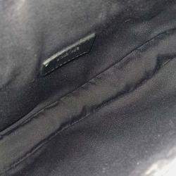 Pre Owned حقيبة السرج ديور مائل قماش أزرق بحري