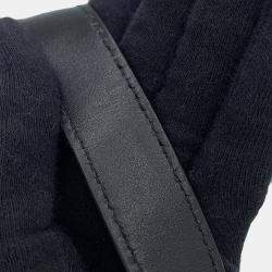 مملوكة مسبقًا Dior CD Hit The Road Vertical Pouch Shoulder Bag Black CanvasLeather