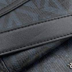 مملوكة مسبقًا Dior CD Hit The Road Vertical Pouch Shoulder Bag Black CanvasLeather