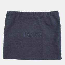 مملوكة مسبقًا Dior CD Hit The Road Vertical Pouch Shoulder Bag Black CanvasLeather