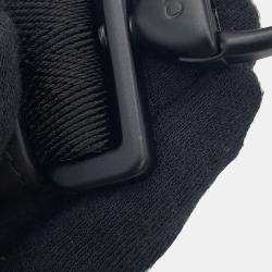 Pre Owned Dior Oblique Roller Shoulder Bag Rabbit Kids Black/Beige Canvas Leather Size Mini