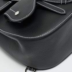 Pre Owned Dior Gallop Black Leather Sling Bag