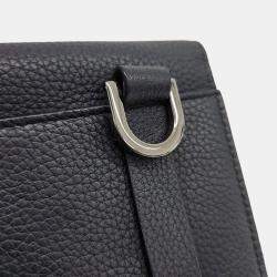 Pre Owned محفظة وحقيبة كروس بودي ديور جلد أزرق بحري هوم طويل