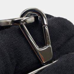 Pre Owned حقيبة كروس بودي ^سكاراب أوبليك ديور^ كنفاس أسود/بيج حجم صغير