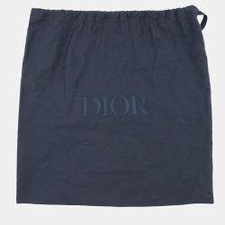 Pre Owned Dior Oblique Scarab Crossbody Bag Black Canvas Size Mini