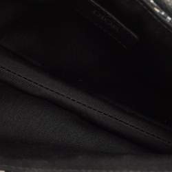 مملوكة مسبقًا حقيبة ديور سادل باوتش كانفاس أوبليك كحلي/أسود وجلد