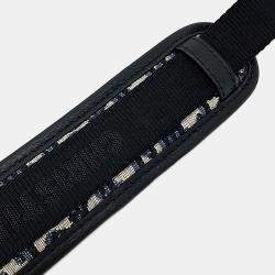 Pre Owned حقيبة رسائل ديور قماش أوبليك سوداء رمادية