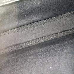 Pre Owned حقيبة رسائل ديور قماش أوبليك سوداء رمادية