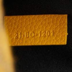 مملوكة مسبقًا حقيبة ديور لينغوت 22 قماش أوبليك وكحلية زرقاء وجلدية