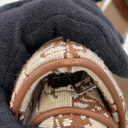 مملوكة مسبقًا Dior Cactus Jack Oblique Saddlebag Beige/Brown Canvas Leather