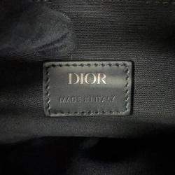 Pre Owned Dior Cd Diamond Hit The Road Backpack Black PVC Leather