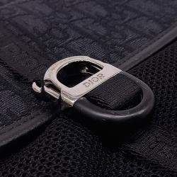 Pre Owned Dior Homme Oblique Black Canvas Backpack Bag