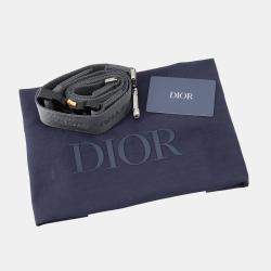 Pre Owned Dior Rango 1ADDU114DOS H30Q 26 Gray Dior Oblique Canvas Boston Bag