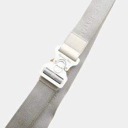 مملوكة مسبقًا Christian Dior Saddle White Dior Oblique Jacquard Canvas Shoulder Bag