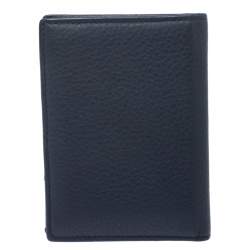 Dior Blue Leather Homme Card Holder