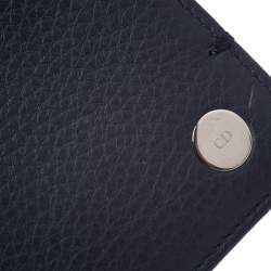 Dior Blue Leather Homme Card Holder