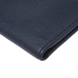 Dior Blue Leather Homme Card Holder