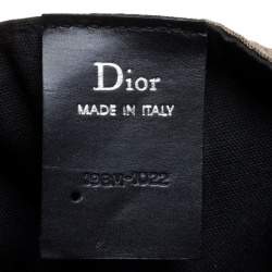 Dior Beige/Black Oblique Canvas and Mesh Shoulder Bag