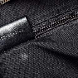 Dior Homme Black Stripped Glossy Leather Document Briefcase 